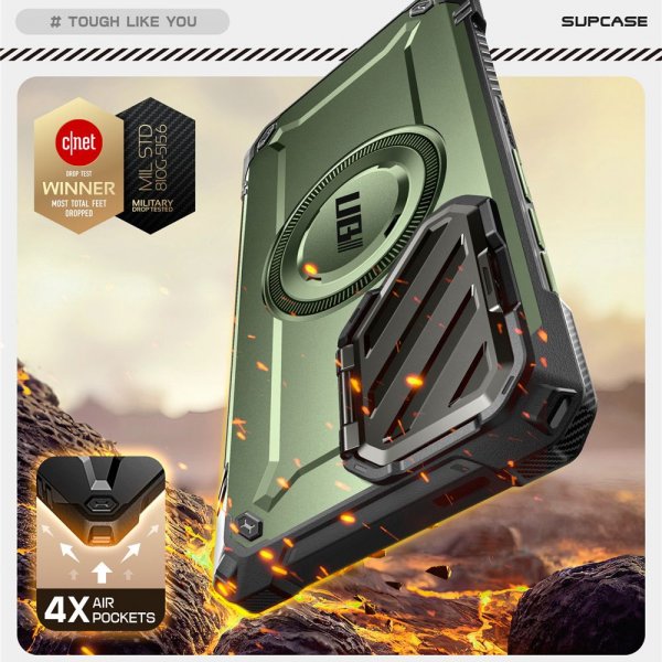 Supcase Samsung Galaxy S25 Ultra Deksel UB Mag XT Grønn