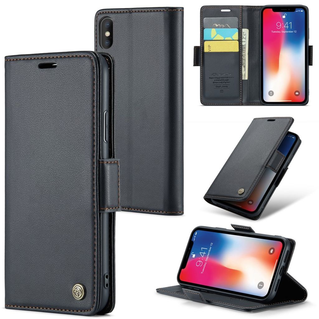 CaseMe iPhone Xs Max Etui 023 Series Svart