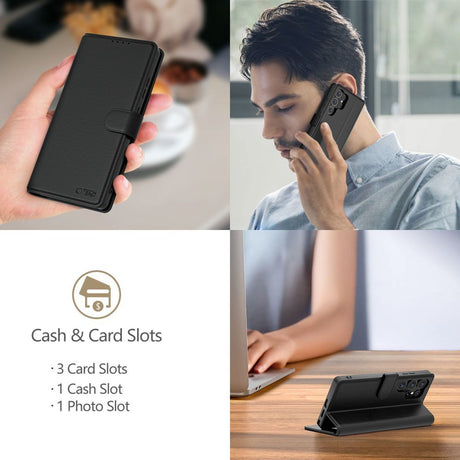 Tech-Protect iPhone 16e/iPhone 17e Etui Wallet Svart