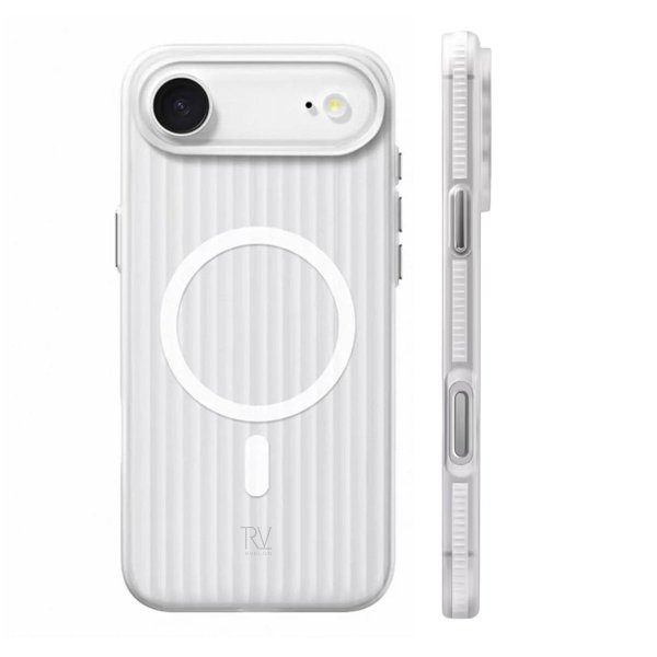 Rvelon iPhone Air Deksel Korrugerte MagSafe Hvit