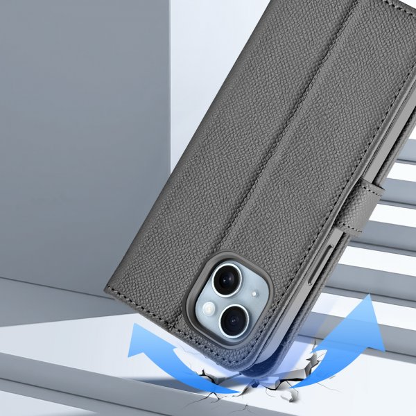 Dux Ducis iPhone 15 Etui 2-in-1 Lawa Series MagSafe Grå