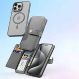 Dux Ducis iPhone 15 Pro Etui 2-in-1 Lawa Series MagSafe Grå