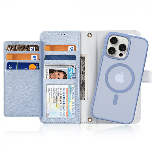 Dux Ducis iPhone 15 Pro Max Etui 2-in-1 Lawa Series MagSafe Blå