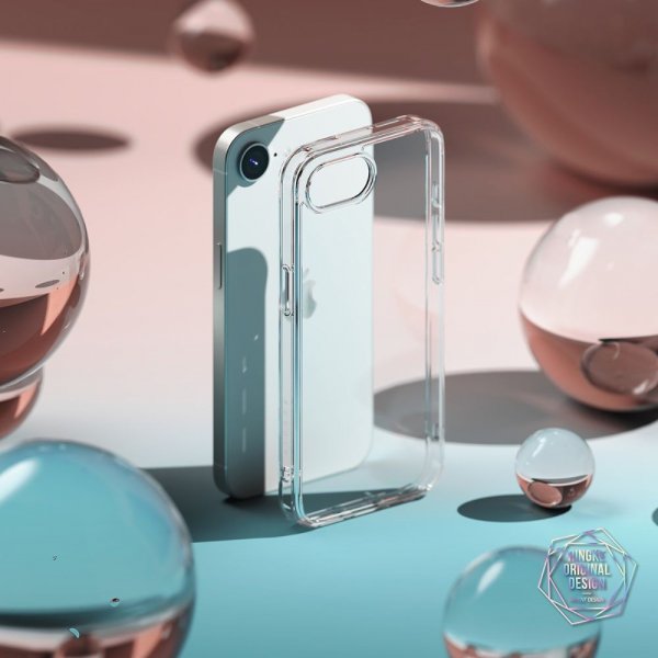 Ringke iPhone 16e/iPhone 17e Deksel Fusion Transparent