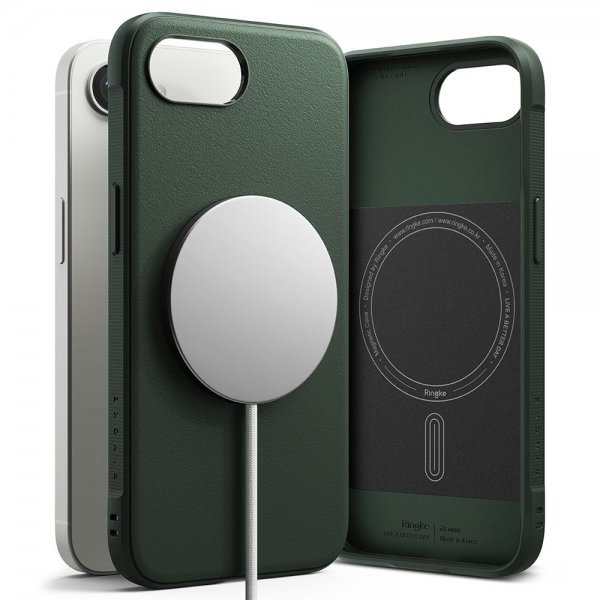Ringke iPhone 16e/iPhone 17e Deksel Onyx Magnetic Grønn