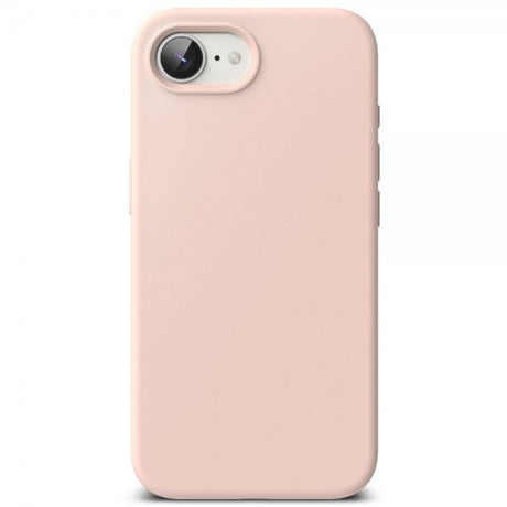 Ringke iPhone 16e/iPhone 17e Deksel Silicone Magnetic Pink Sand