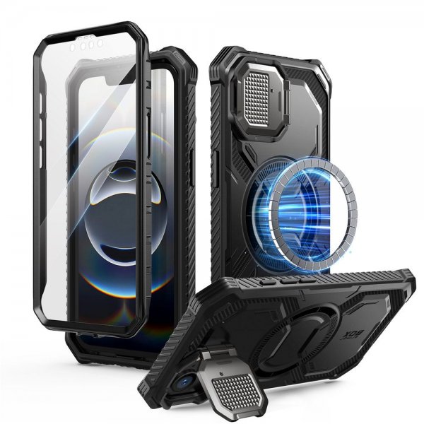 Supcase iPhone 16e/iPhone 17e Deksel ArmorBox MagSafe Svart