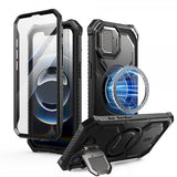 Supcase iPhone 16e/iPhone 17e Deksel ArmorBox MagSafe Svart