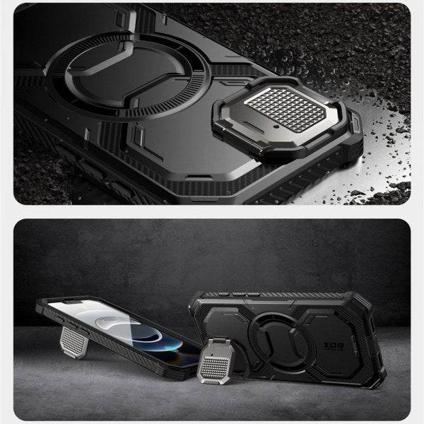 Supcase iPhone 16e/iPhone 17e Deksel ArmorBox MagSafe Svart