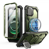 Supcase iPhone 16e/iPhone 17e Deksel ArmorBox MagSafe Grønn