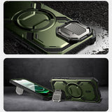 Supcase iPhone 16e/iPhone 17e Deksel ArmorBox MagSafe Grønn