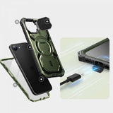 Supcase iPhone 16e/iPhone 17e Deksel ArmorBox MagSafe Grønn