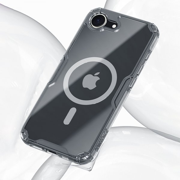 Nillkin iPhone 16e/17e Deksel Nature Pro Series MagSafe Transparent