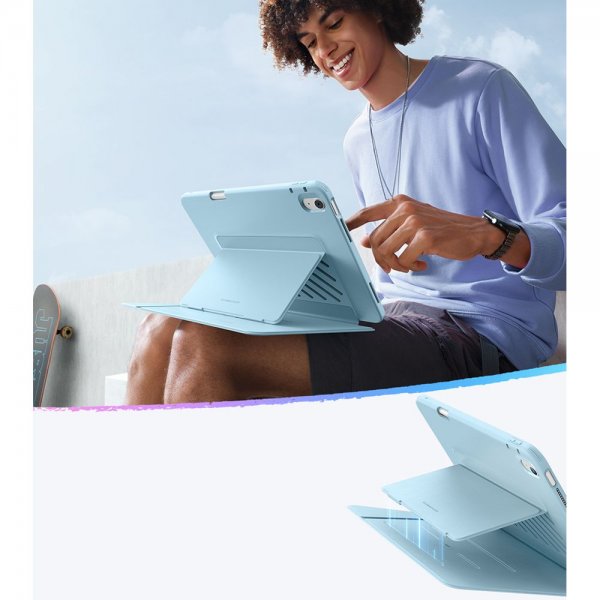 ESR iPad Air 13 (M2/M3) Etui Flip Hybrid Blå