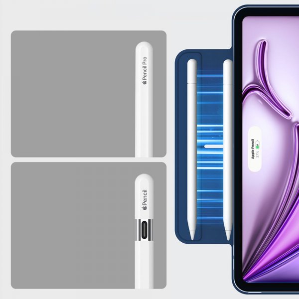 ESR iPad Pro 12.9 (gen 4/5/6)/iPad Air 13 (M2/M3) Etui Rebound Magnetic Blå