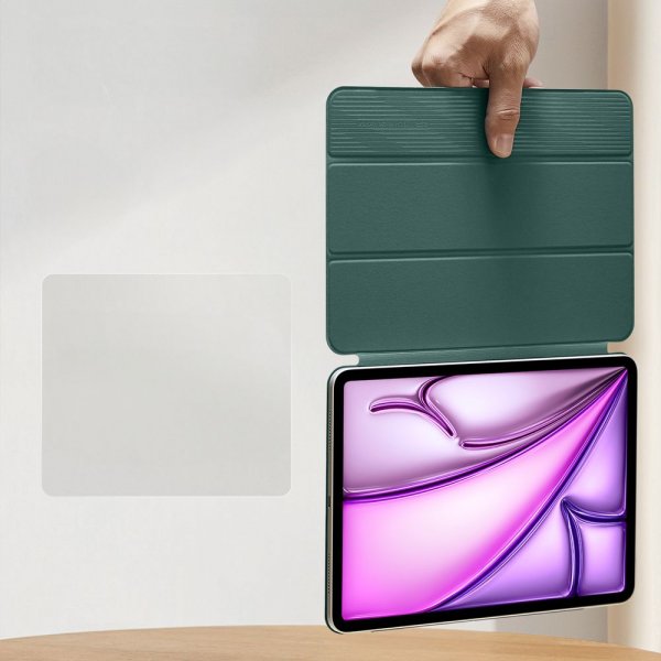 ESR iPad Pro 12.9 (gen 4/5/6)/iPad Air 13 (M2/M3) Etui Rebound Magnetic Grønn