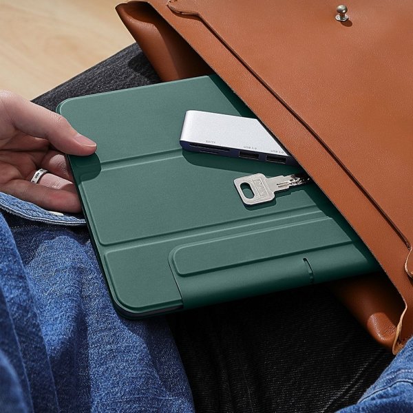 ESR iPad Pro 12.9 (gen 4/5/6)/iPad Air 13 (M2/M3) Etui Rebound Magnetic Grønn