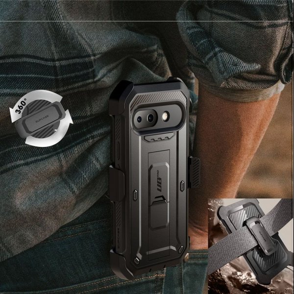Supcase Google Pixel 9a Deksel UB Pro Svart