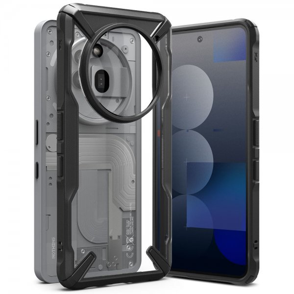 Ringke Nothing Phone (3a) Pro Deksel Fusion X Clear Black
