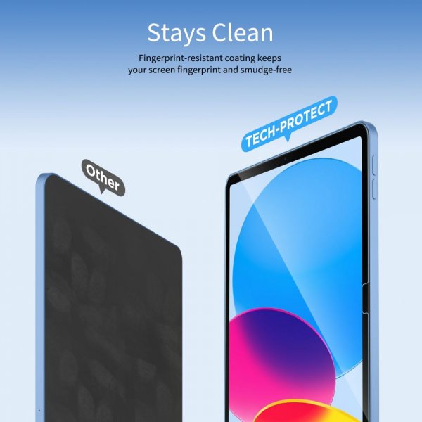 Tech-Protect Samsung Galaxy Tab S10 FE Plus Skjermbeskytter Glass Fit+