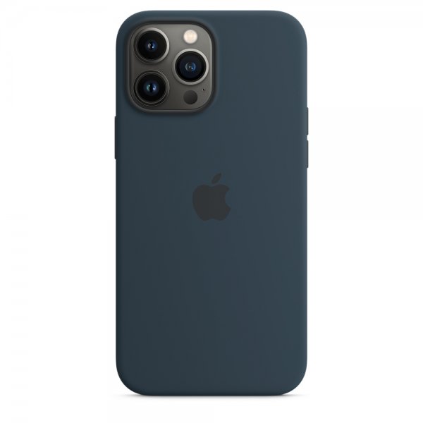 Apple Original iPhone 13 Pro Max Deksel Silikon Deksel MagSafe Blekkblå