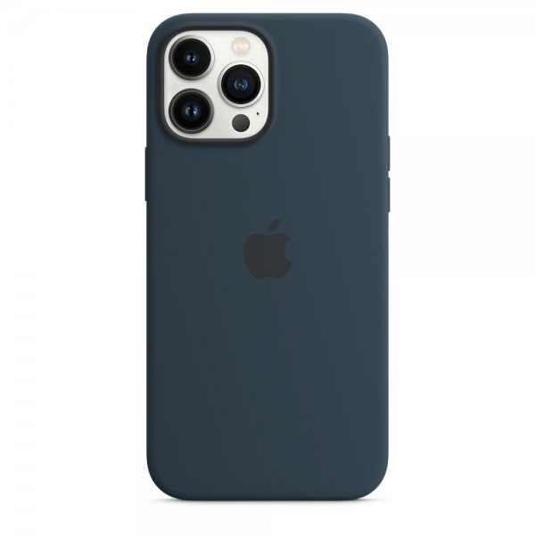 Apple Original iPhone 13 Pro Max Deksel Silikon Deksel MagSafe Blekkblå