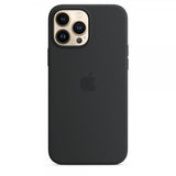 Apple Original iPhone 13 Pro Max Deksel Silikon Deksel MagSafe Midnatt