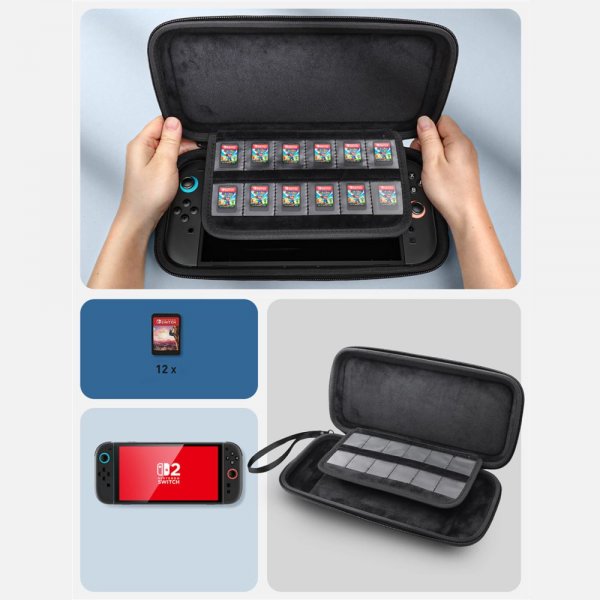Supcase Nintendo Switch 2 Etui Carrying Mini Svart
