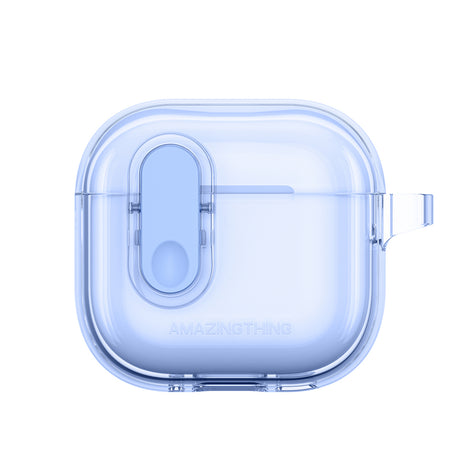 Amazingthing AirPods 4/5 Deksel Minimal Click Blå