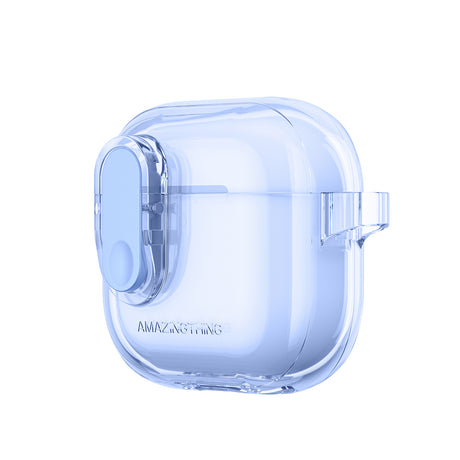 Amazingthing AirPods 4/5 Deksel Minimal Click Blå
