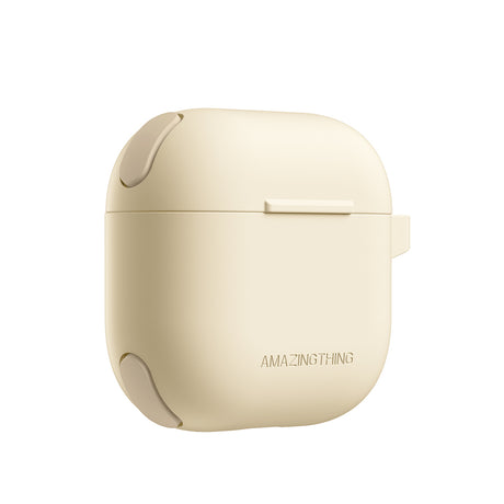 Amazingthing AirPods 4/5 Deksel Omni GripClip Beige