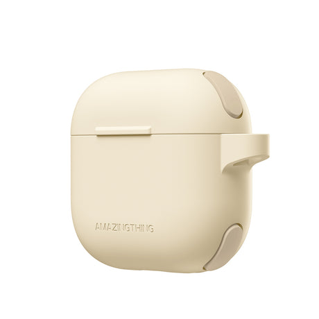 Amazingthing AirPods 4/5 Deksel Omni GripClip Beige