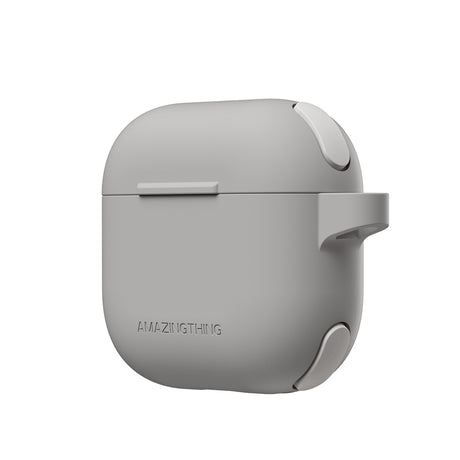 Amazingthing AirPods 4/5 Deksel Omni GripClip Grå
