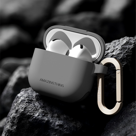 Amazingthing AirPods 4/5 Deksel Omni GripClip Svart
