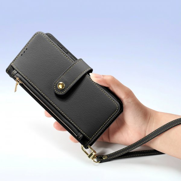 Dux Ducis Samsung Galaxy S25 Edge Etui 2-in-1 Lawa Series MagSafe Svart
