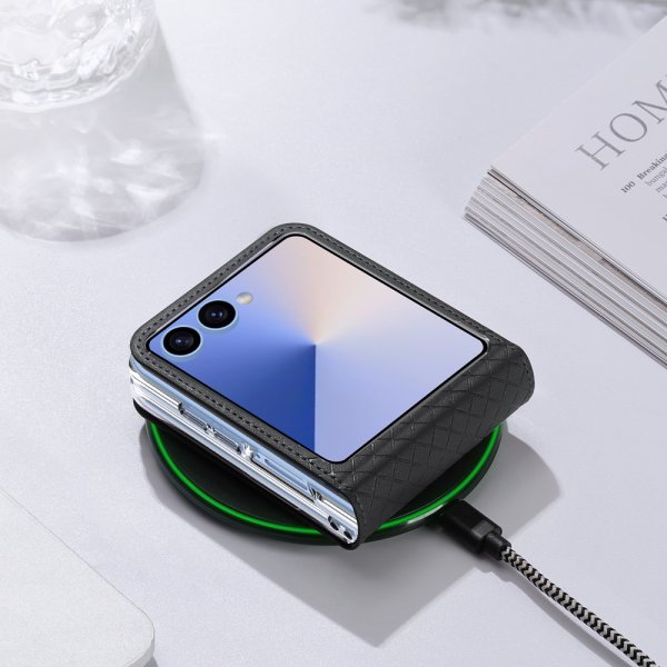 Dux Ducis Samsung Galaxy Z Flip 7 Deksel Bril Series Svart