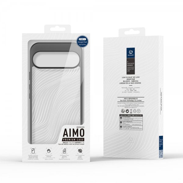 Dux Ducis Google Pixel 10/Pixel 10 Pro Deksel Aimo Series Svart