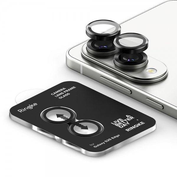 Ringke Samsung Galaxy S25 Edge Kamerabeskytter Camera Lens Frame 2-pakning