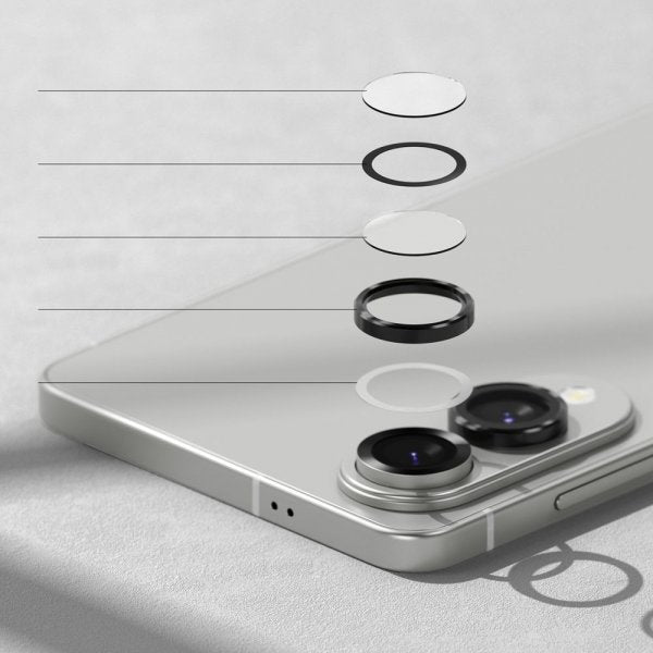 Ringke Samsung Galaxy S25 Edge Kamerabeskytter Camera Lens Frame 2-pakning
