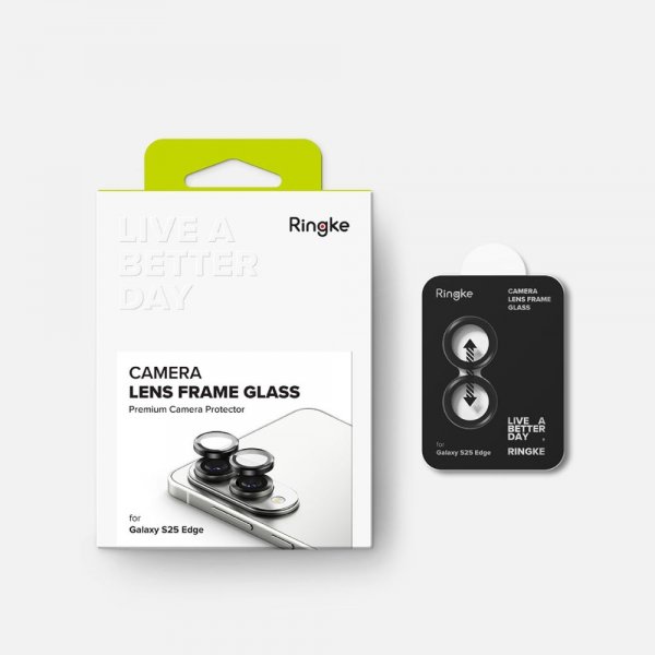 Ringke Samsung Galaxy S25 Edge Kamerabeskytter Camera Lens Frame 2-pakning
