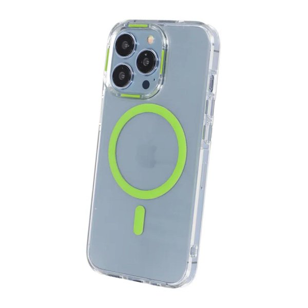 iPhone 15 Pro Max Deksel TPU MagSafe Grønn