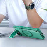 Nillkin iPhone 16e/iPhone 17e Deksel Iceblade Prop MagSafe Grønn
