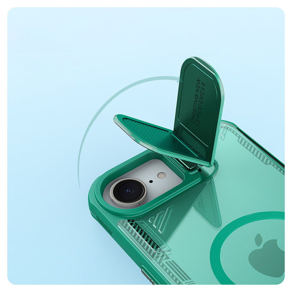 Nillkin iPhone 16e/iPhone 17e Deksel Iceblade Prop MagSafe Grønn