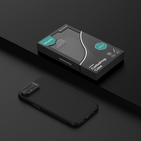 Nillkin iPhone 16e/iPhone 17e Deksel Carboprop MagSafe Svart