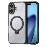 Dux Ducis iPhone 17 Deksel Aimo Series MagSafe Kickstand Svart