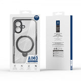 Dux Ducis iPhone 17 Deksel Aimo Series MagSafe Kickstand Svart