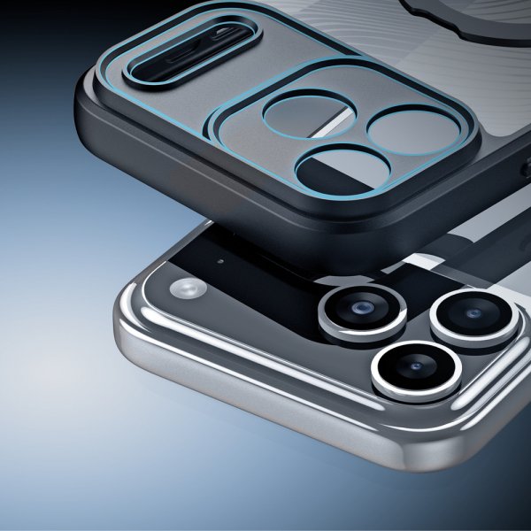 Dux Ducis iPhone 17 Pro Deksel Aimo Series MagSafe Kickstand Svart