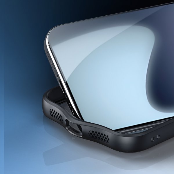 Dux Ducis iPhone 17 Pro Max Deksel Aimo Series MagSafe Kickstand Svart