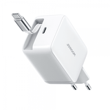 Joyroom 67W Vegglader med innebygd USB-C kabel & USB-C uttak Hvit