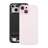 iPhone 15 baksideglass med magnet og kameralinse - rosa